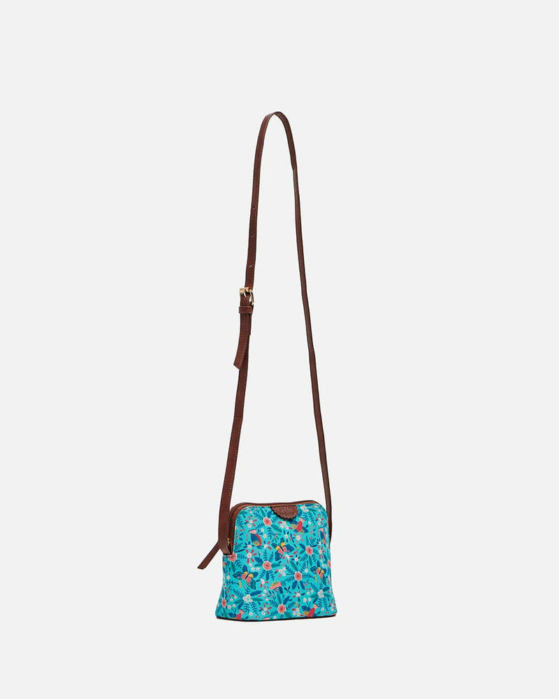 Chumbak Teal By Chumbak Birds of Paradise Sling Bag