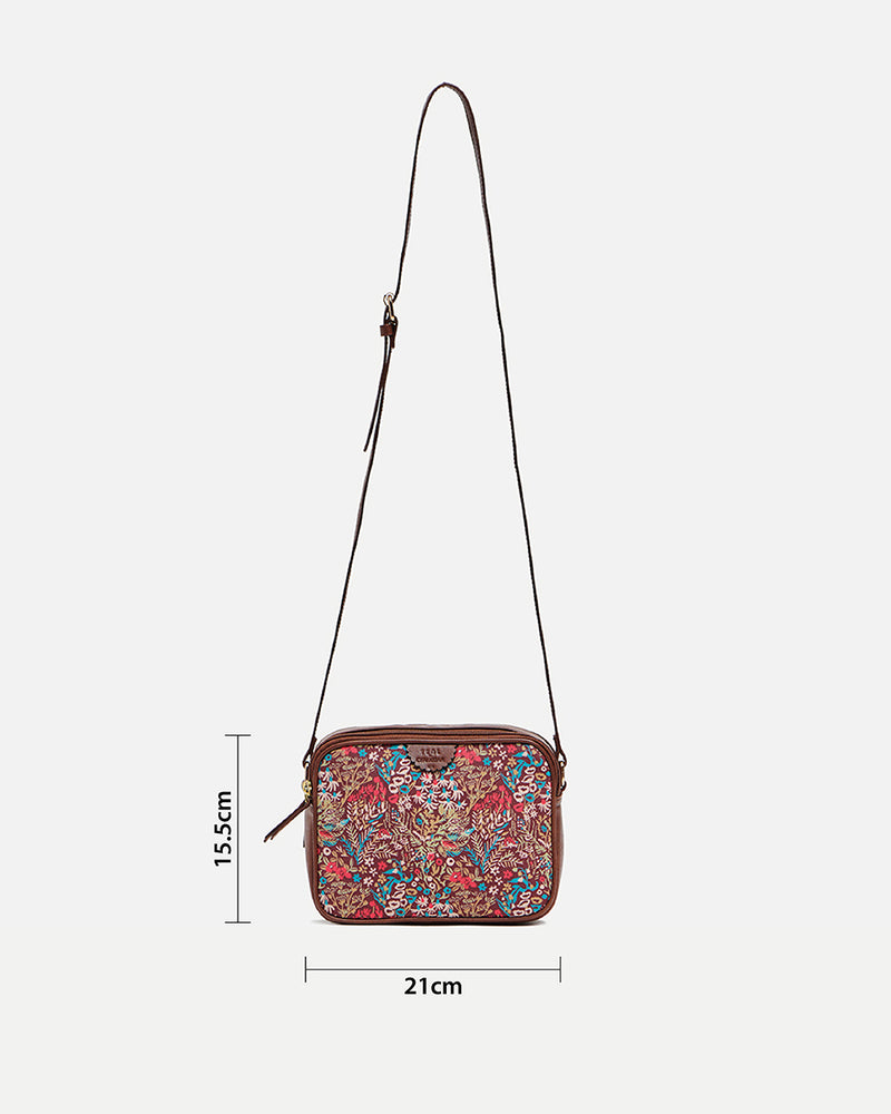 TealByChumbak Rainforest Box Sling Bag