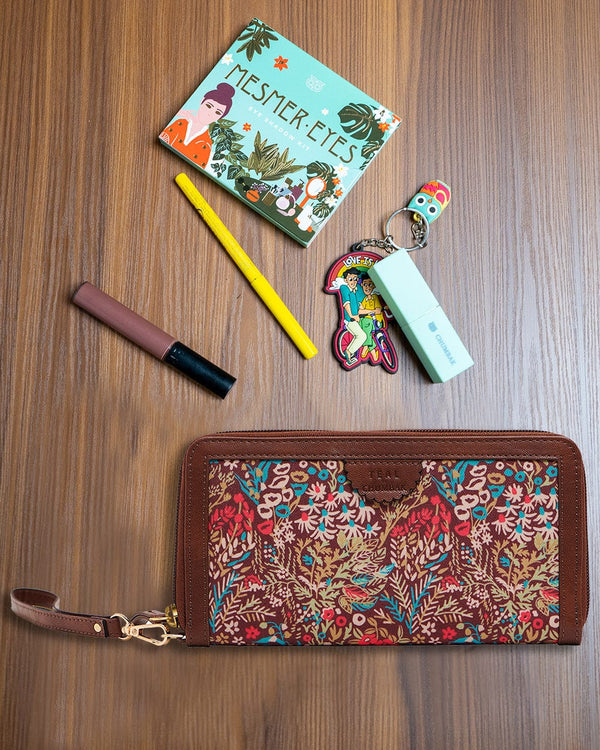 Chumbak Teal By Chumbak Rainforest Long Wallet