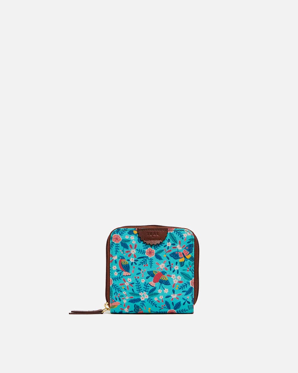 Chumbak Teal By Chumbak Birds of Paradise Mini Wallet