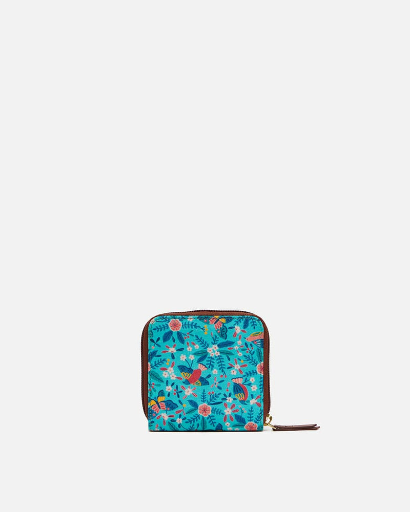 Chumbak Teal By Chumbak Birds of Paradise Mini Wallet