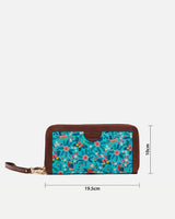 Chumbak Teal By Chumbak Birds of Paradise Long Wallet