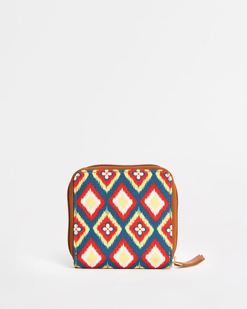 Chumbak Teal by Chumbak Ikat Glow Mini Wallet