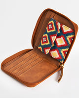 Chumbak Teal by Chumbak Ikat Glow Mini Wallet