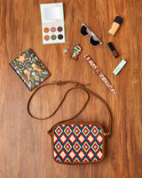 Chumbak Teal by Chumbak Ikat Glow Sling Bag