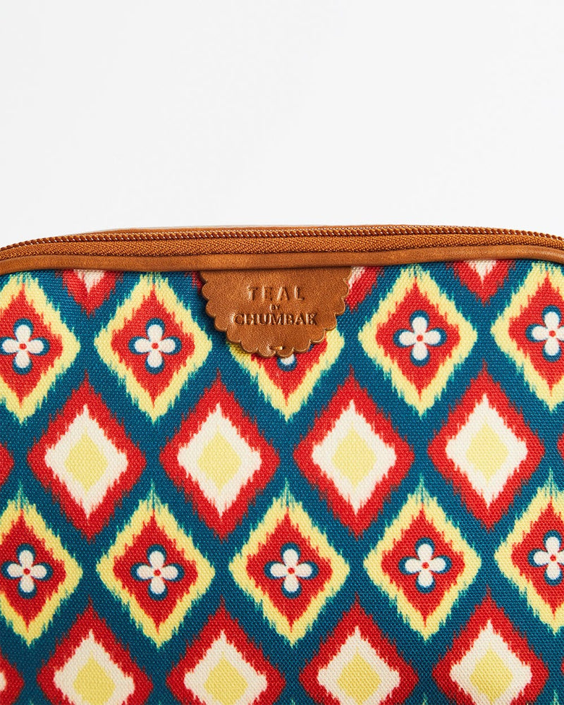 Chumbak Teal by Chumbak Ikat Glow Sling Bag