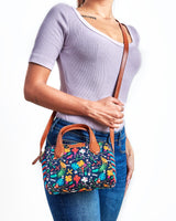 Chumbak Madagascar Tales Sling bag-Navy