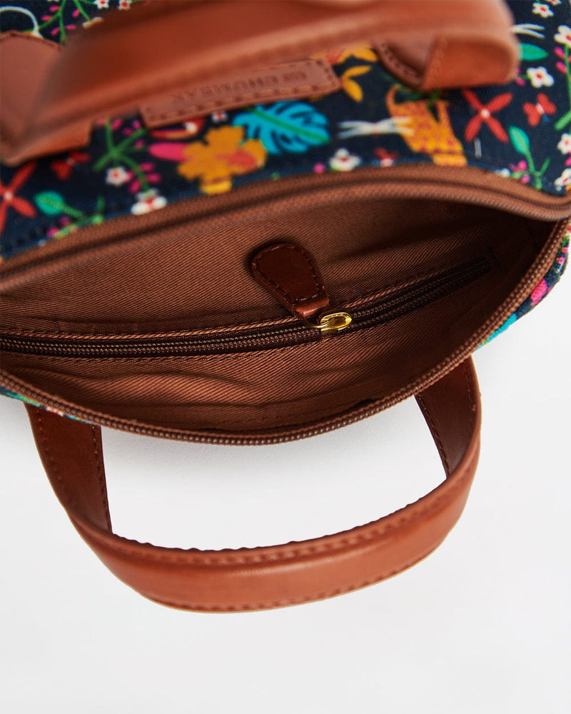 Chumbak Madagascar Tales Sling bag-Navy
