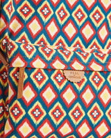 Chumbak Teal By Chumbak Ikkat Glow Laptop Backpack