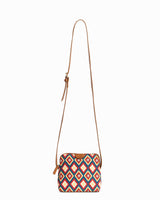 Chumbak Teal By Chumbak Ikkat Glow Sling Bag