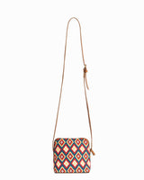 Chumbak Teal By Chumbak Ikkat Glow Sling Bag