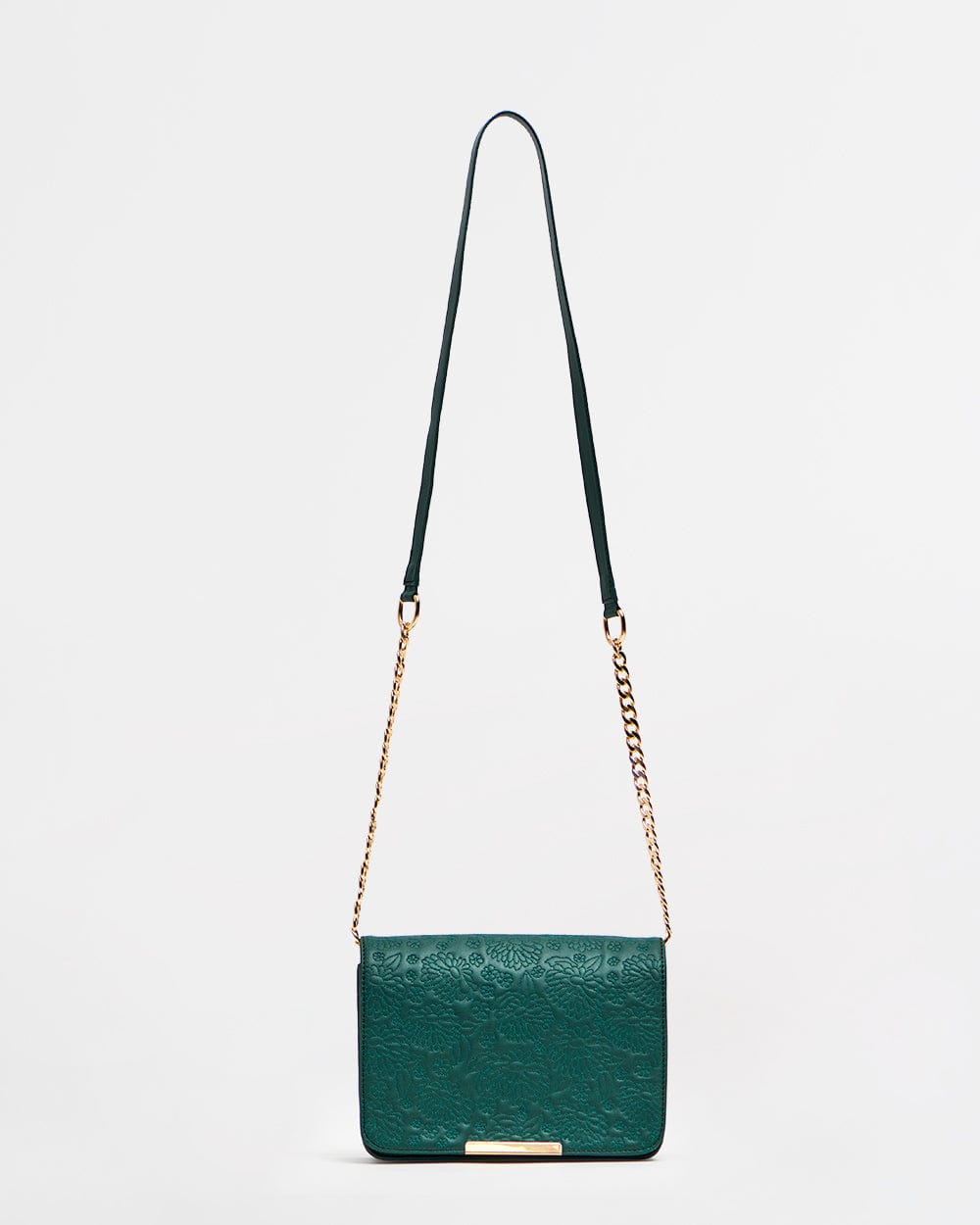 Chumbak Jaded Forest Quilted Sling Bag