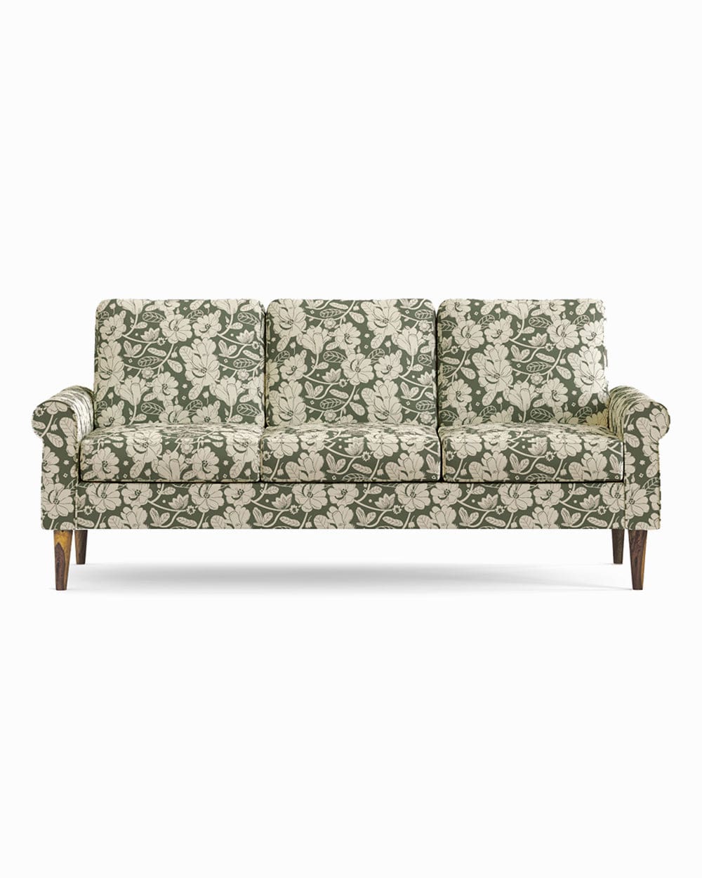 Chumbak Colonial Couch 3 Seater Grey's Garden Grey