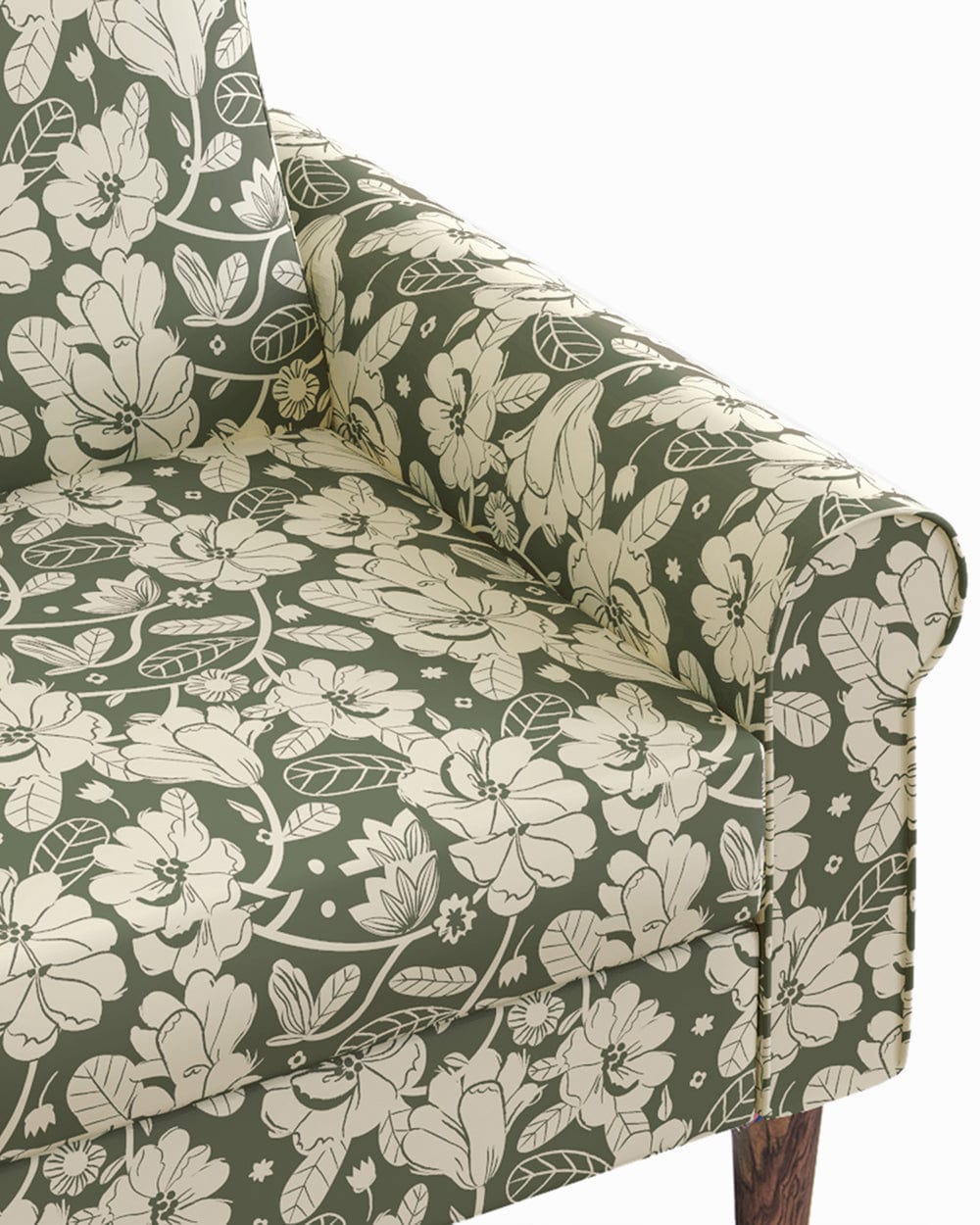 Chumbak Colonial Couch 3 Seater Grey's Garden Grey