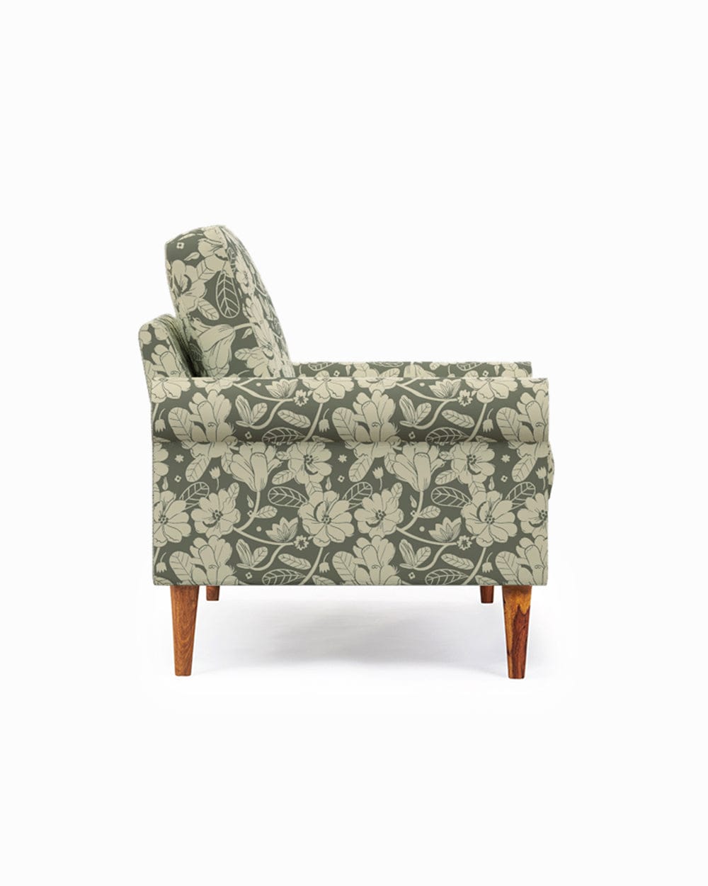 Chumbak Colonial Couch Single Seater Grey's Garden Grey