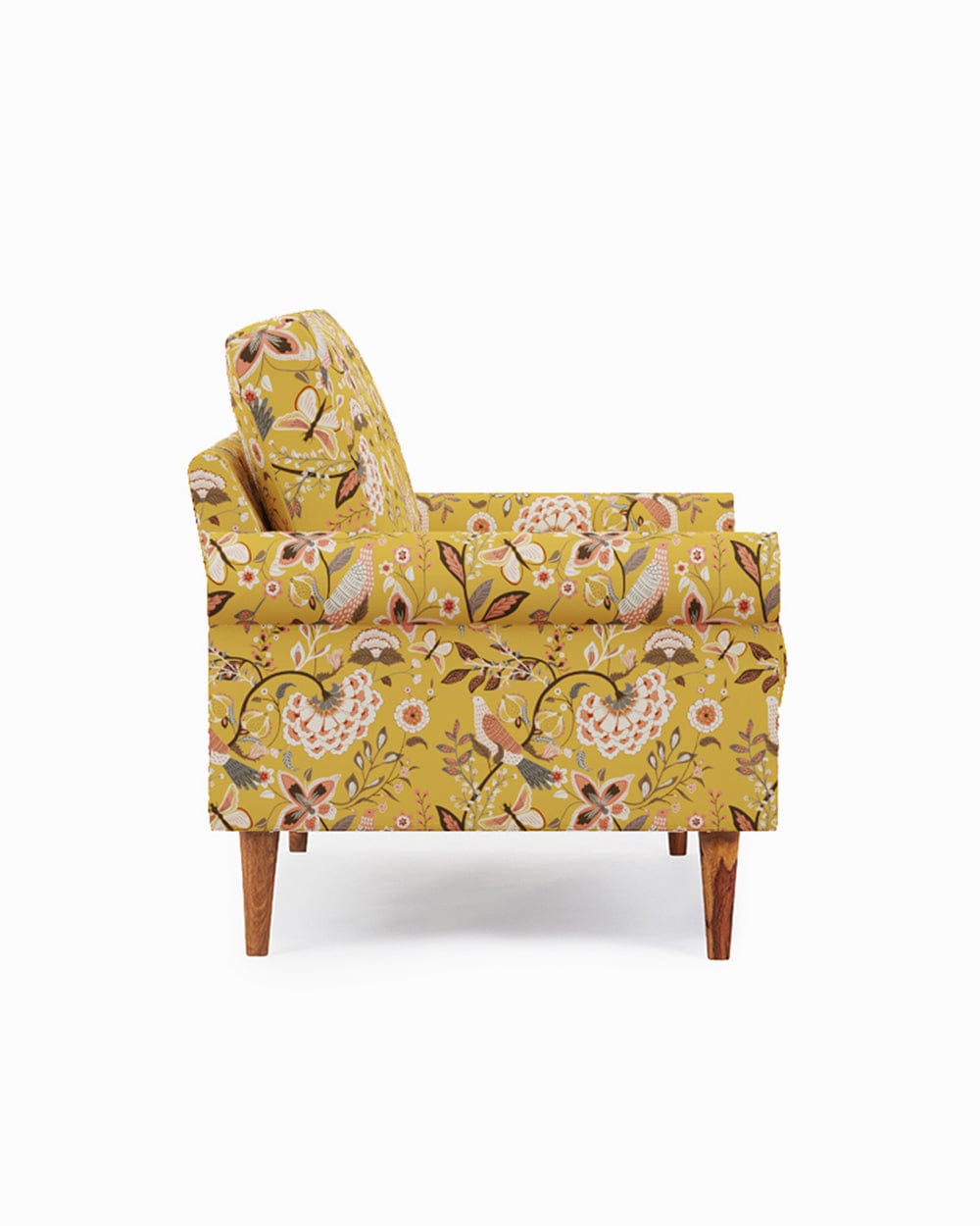 Chumbak Colonial Couch 2 Seater Dragonfruit Yellow