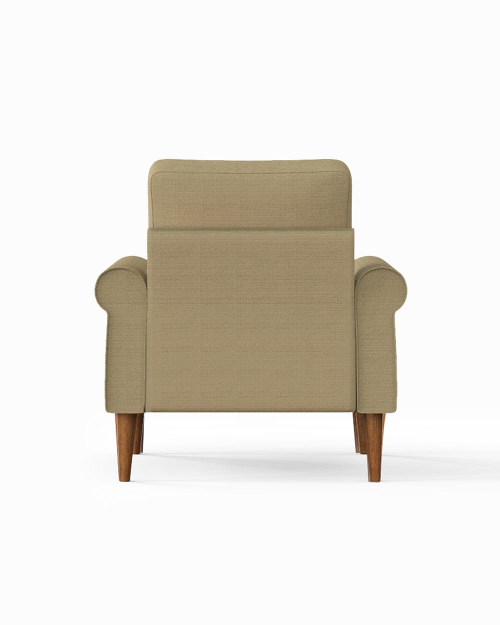 Chumbak Colonial Couch Single Seater Beach Beige Beige