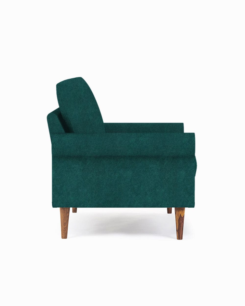Chumbak Colonial Couch 2 Seater Green Velvet Dark Green