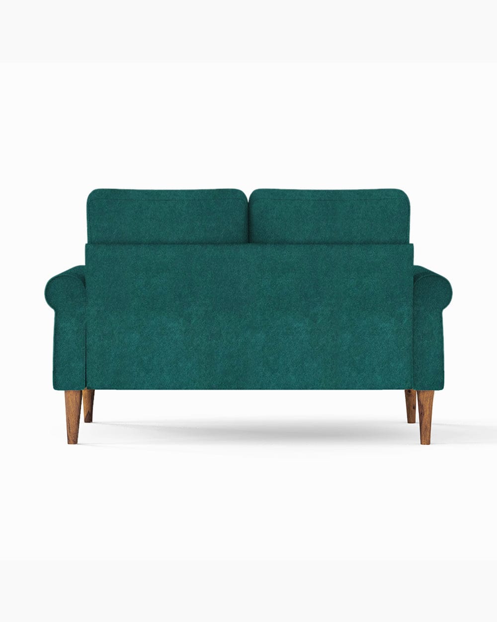 Chumbak Colonial Couch 2 Seater Green Velvet Dark Green