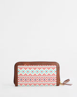 TealByChumbak Mercado Aztec Long  Wallet