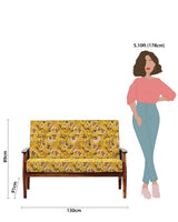 Chumbak Memsaab Love Seat Dragonfruit Palampur Yellow