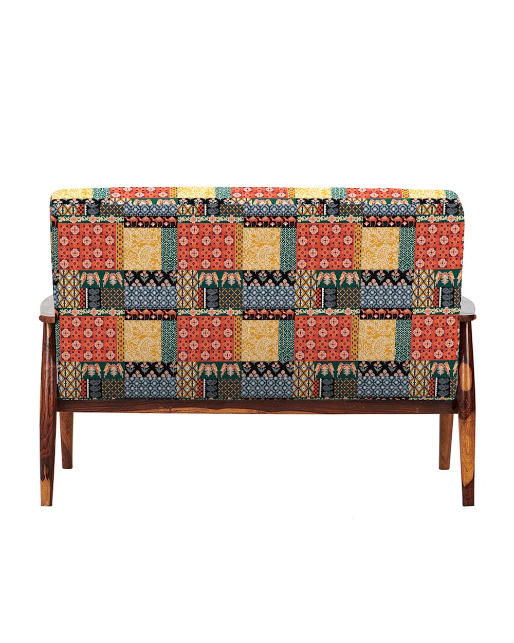 Chumbak Memsaab Love Seat Boho patches Red