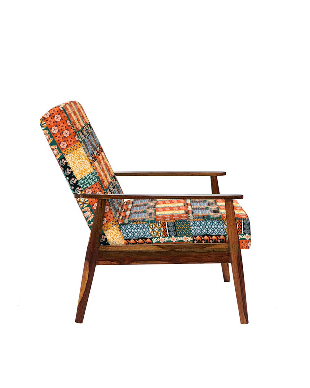 Chumbak Memsaab Love Seat Boho patches Red