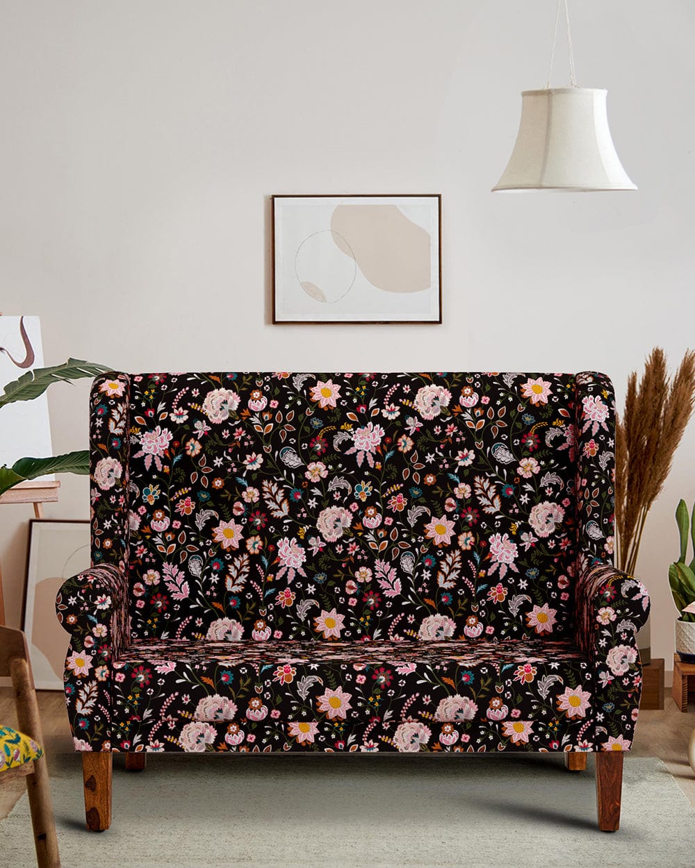Begum Love Seat-Bohemian Palampore