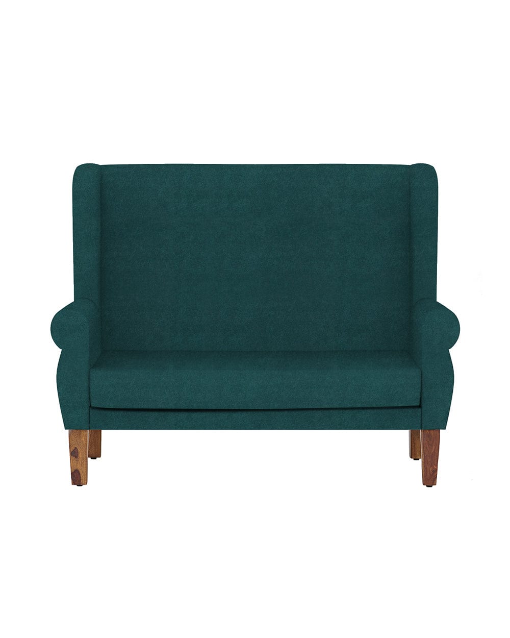 Chumbak Begum Love Seat, Velvet, Dark Green