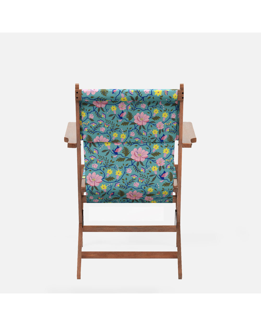 Bistro Folding Chair Spring Bloom Teal