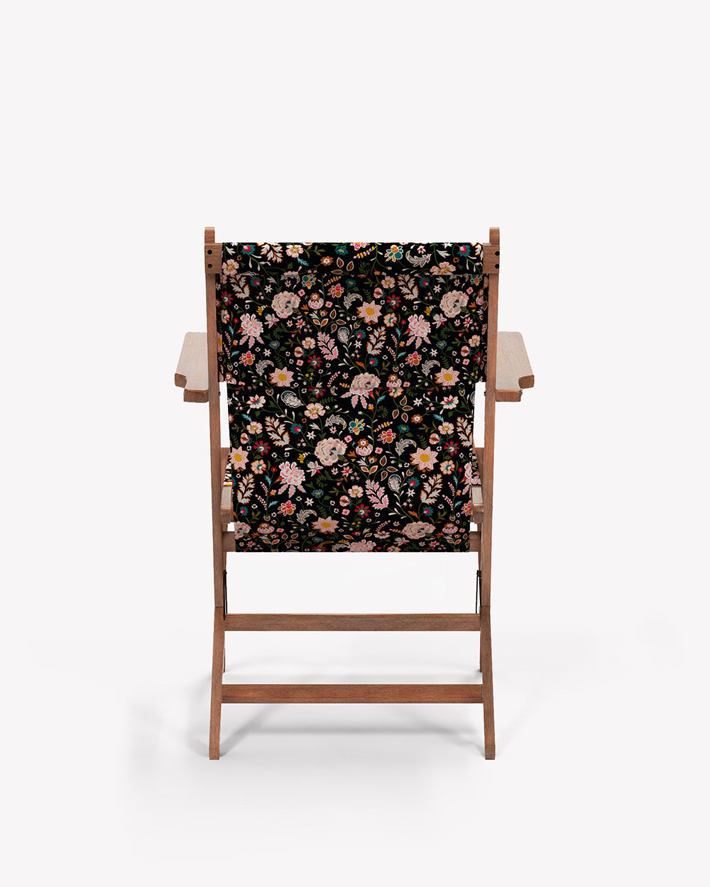 Bistro Folding Chair Bohemian Paisleys Black