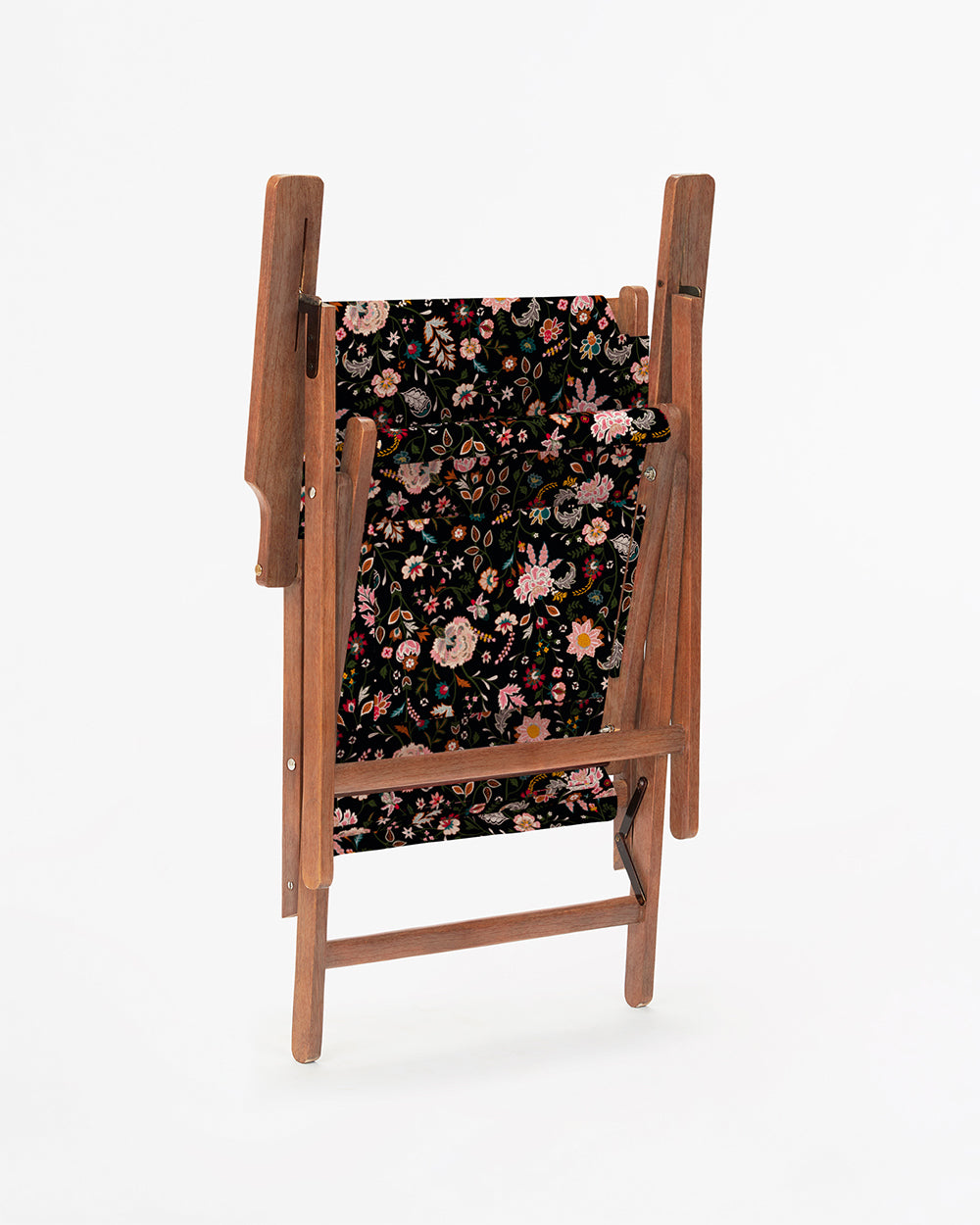 Bistro Folding Chair Bohemian Paisleys Black