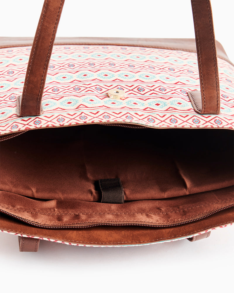 TealbyChumbak Mercado Aztec Work Tote