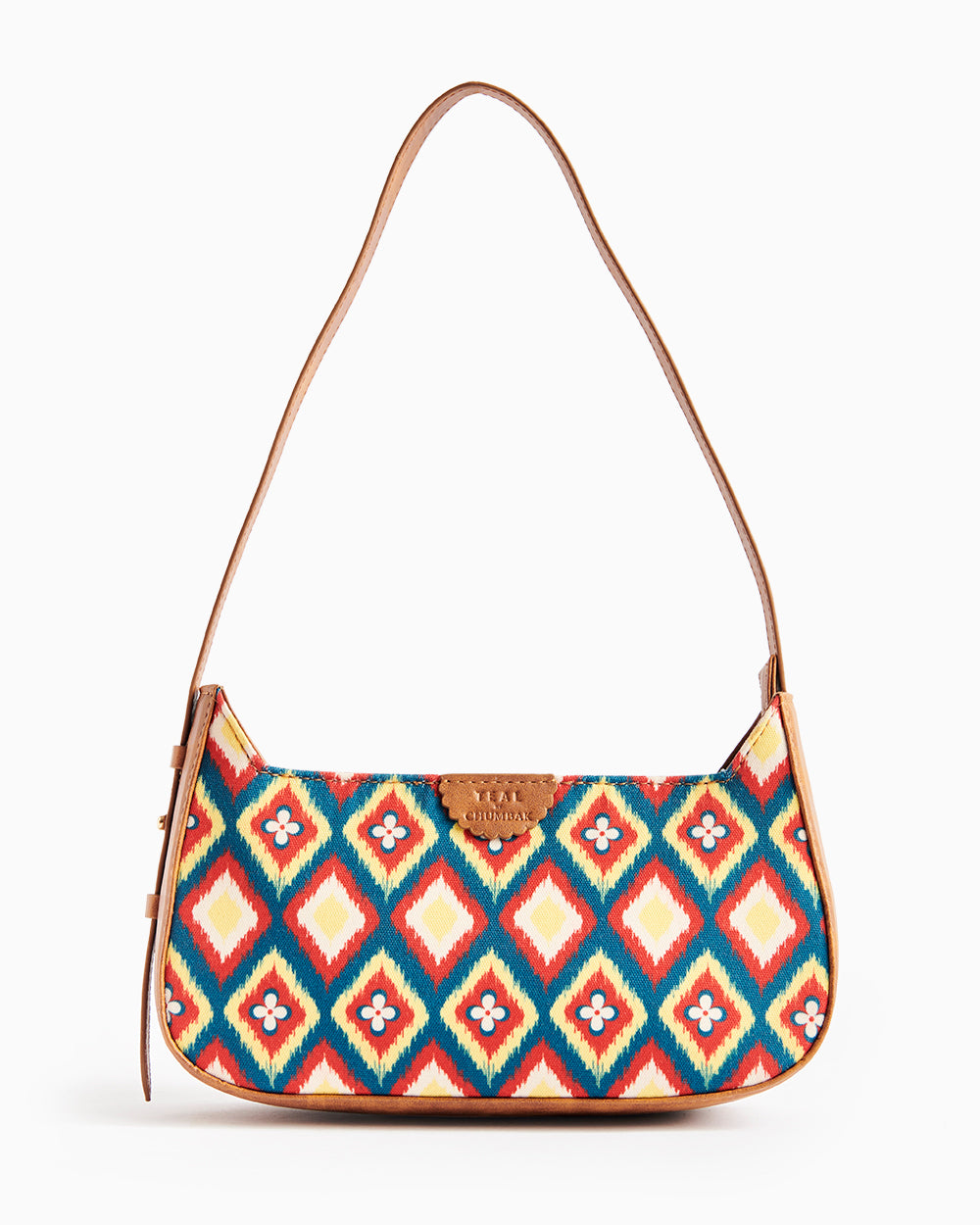 Teal by Chumbak Ikkat Glow Shoulder Bag