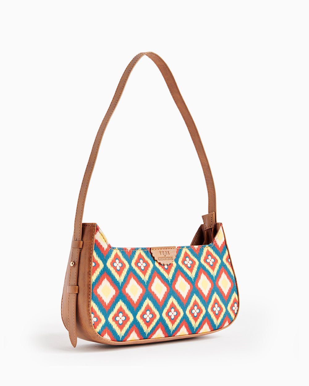 Teal by Chumbak Ikkat Glow Shoulder Bag