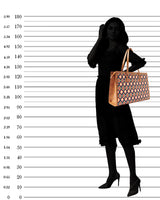 Teal by Chumbak Ikkat Glow Office Tote