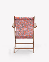 Bistro Folding Chair Earthy Florals Peach