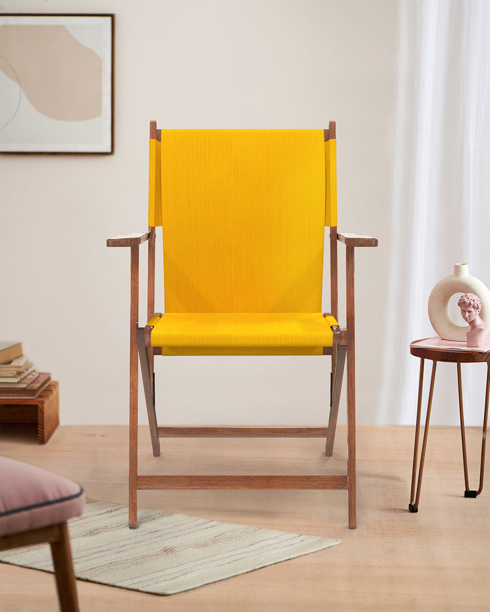Bistro Folding Chair Sahara Mustard