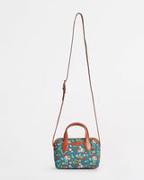 Chumbak Paisley Blossom Sling bag-Teal