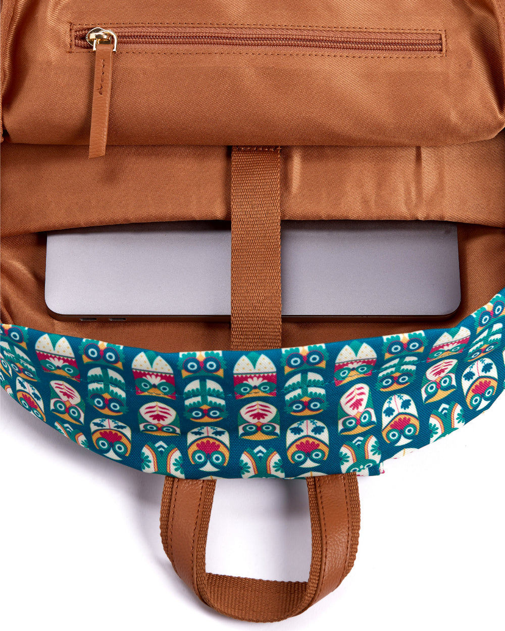 Teal by Chumbak Owl March Laptop backpack