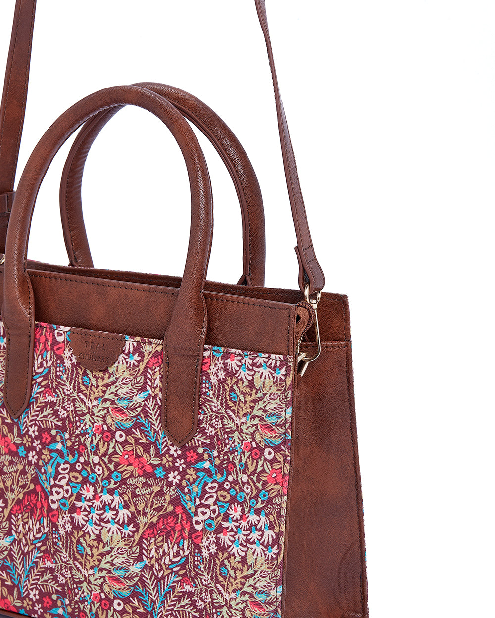 Teal by Chumbak Rainforest Hand Bag