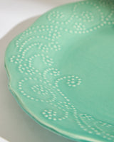 Essentials Lace Dinner Plate, Pink