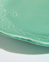 Essentials Lace Dinner Plate, Pink