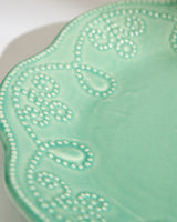Essentials Lace Quarter Plate, Pink