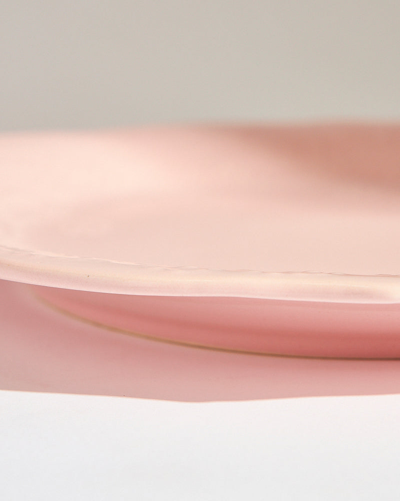 Essentials Lace Dinner Plate, Pink