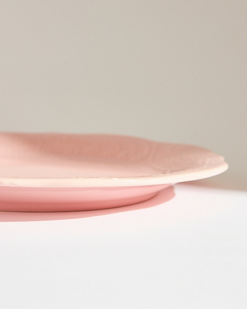Essentials Lace Dinner Plate, Pink