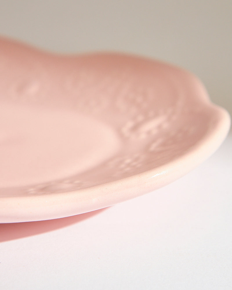 Essentials Lace Platter, Pink