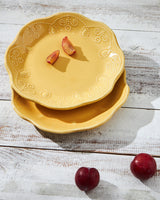 Essentials Lace Quarter Plate, Pink