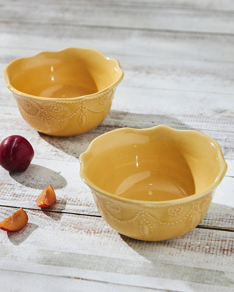 Essentials Lace Serving Bowl, Pink