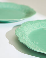 Essentials Lace Dinner Plate, Pink